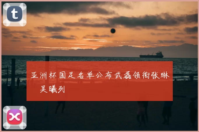 亚洲杯国足名单公布武磊领衔张琳芃吴曦列